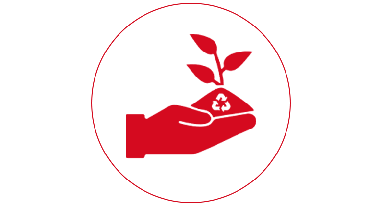 icon for recycled material